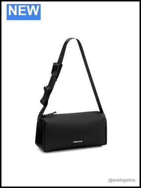 Water Resistant PU Faux Leather Sling Bag Small Crossbody Backpack